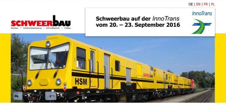 schoenundneu - schweerbau Website zur InnoTrans 2016
